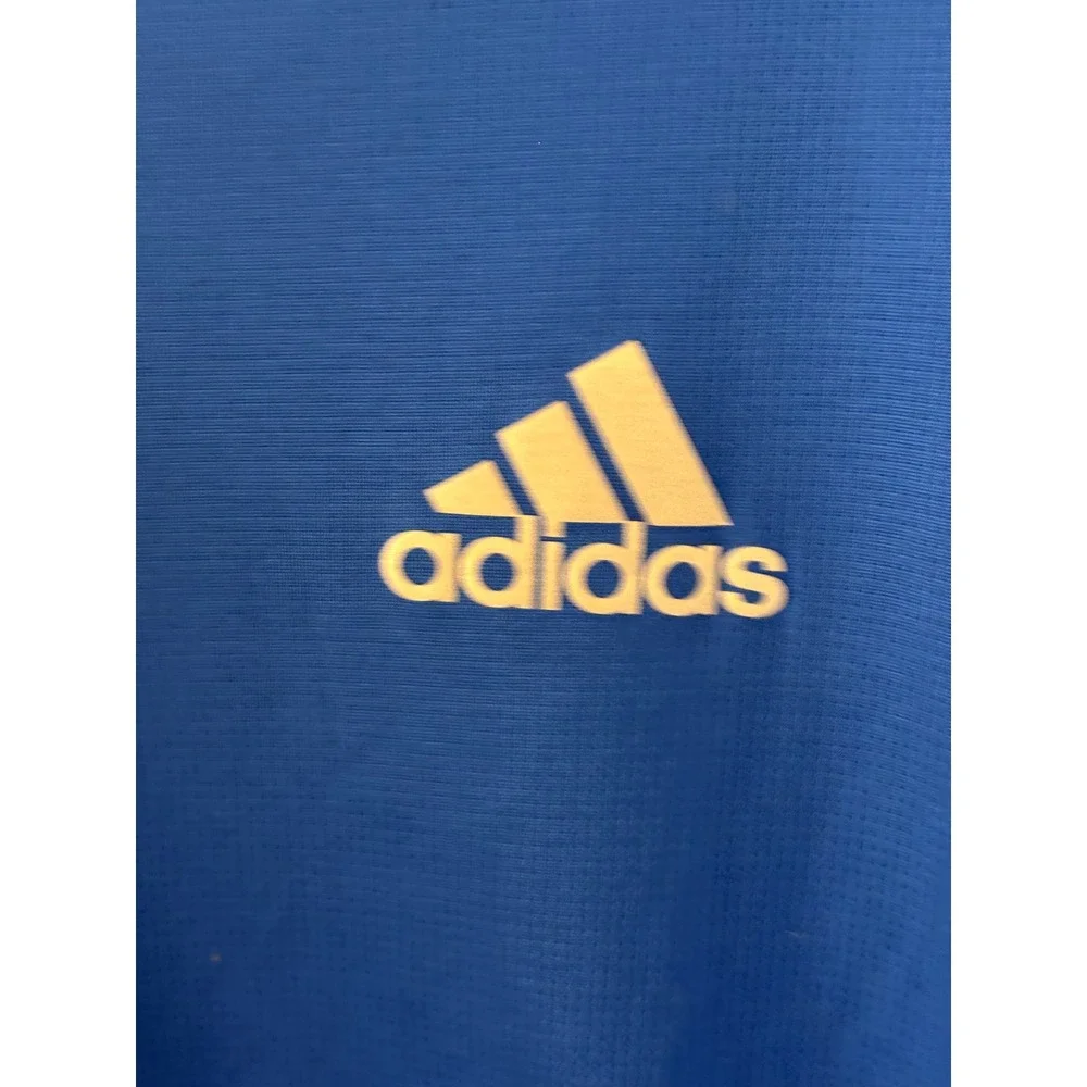 Adidas Mens XL Running Primegreen Aeroready Blue Black Athletic Shirt FT1431